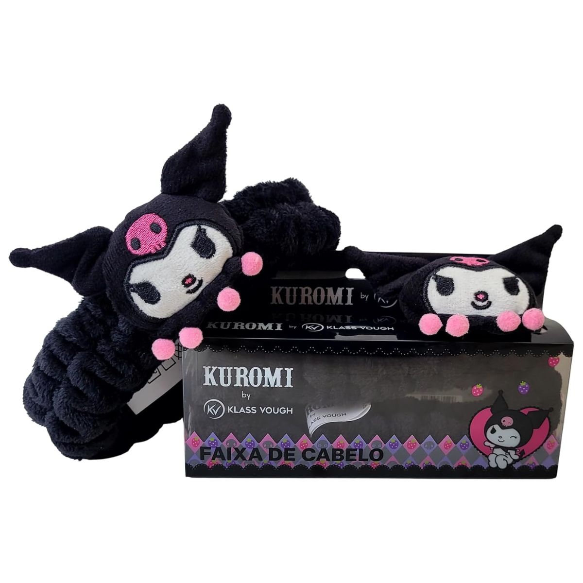 Faixa de Cabelos para Skincare e Maquiagem by Kuromi