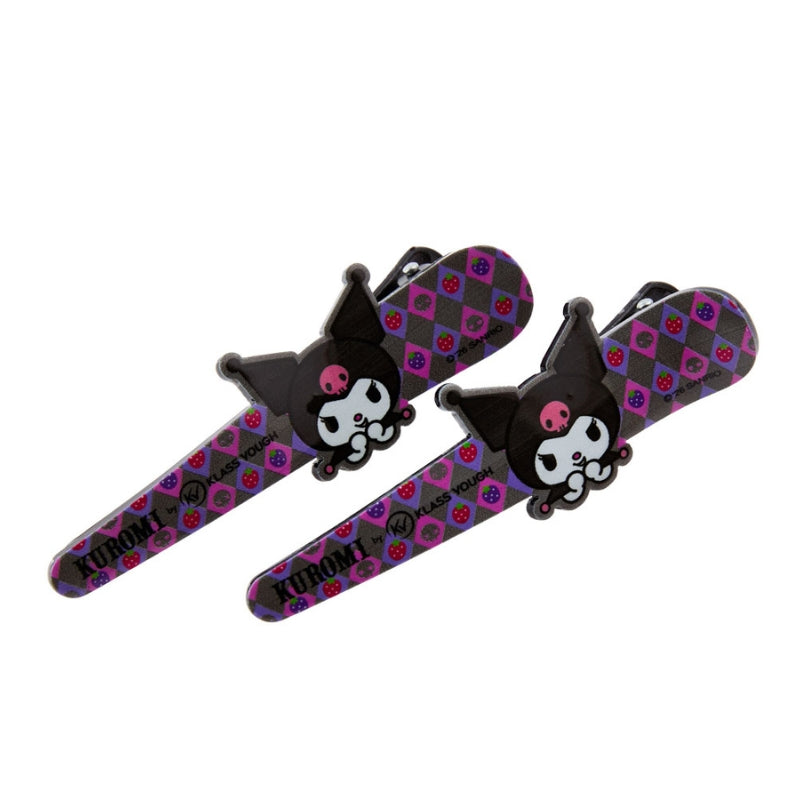 Presilhas para Cabelos Lilás e Preta com 2 Unidades by Kuromi