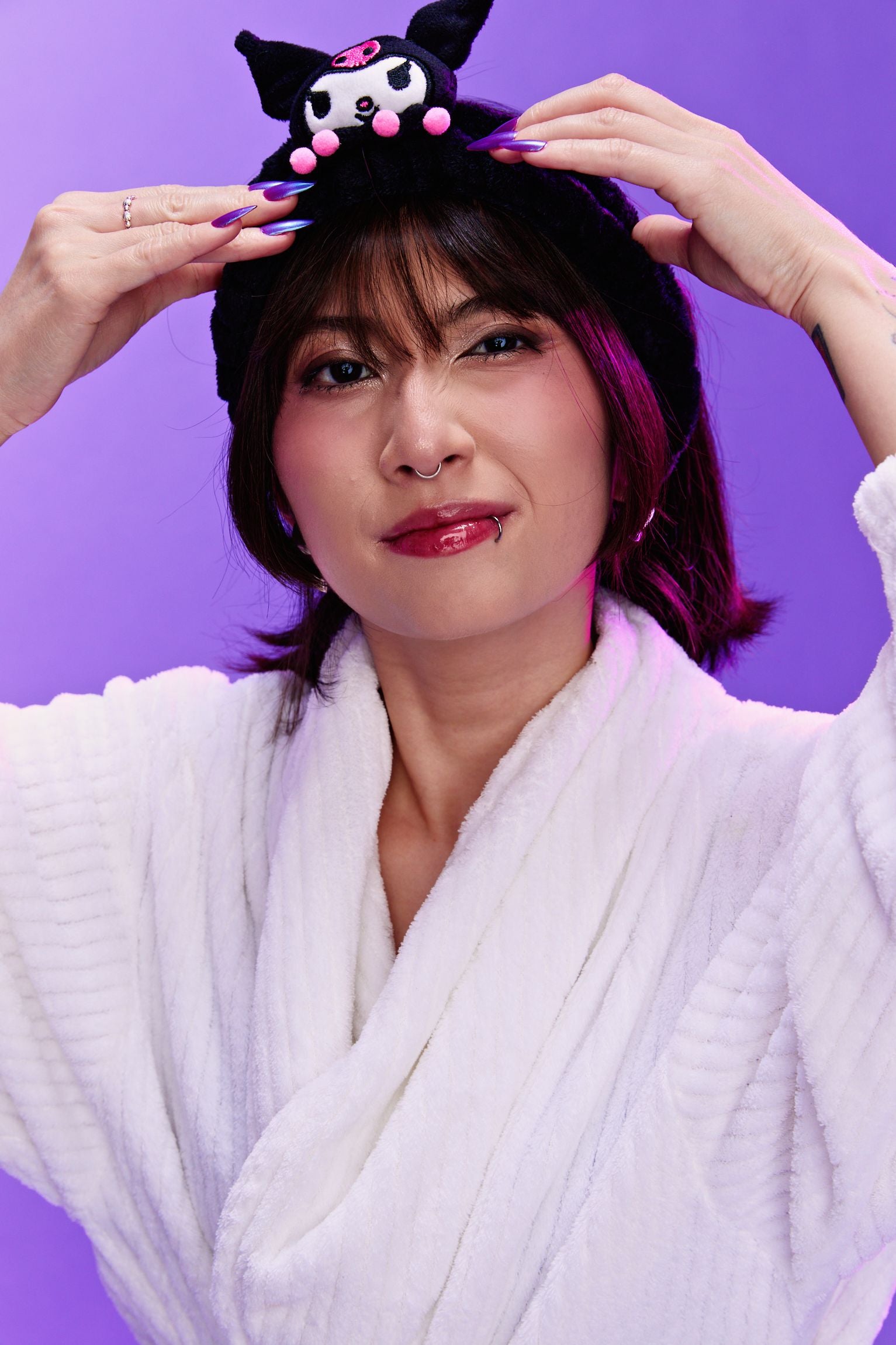 Faixa de Cabelos para Skincare e Maquiagem by Kuromi